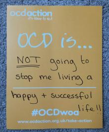 OCD Week of Action OCDwoa sheet on OCD